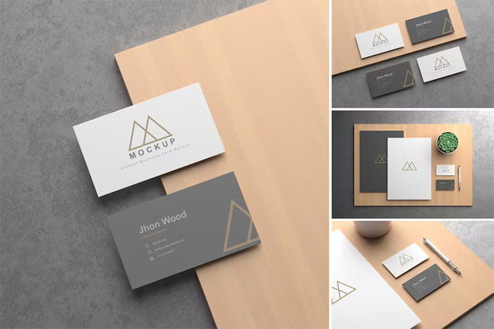 Business Card Mockups Free Download Business Card Mockups