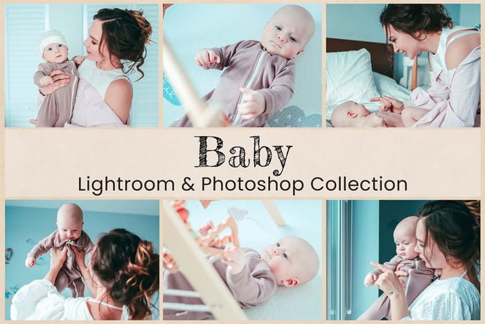 CreativeMarket - Baby Lightroom Photoshop LUTs Baby Lightroom Photoshop LUTs