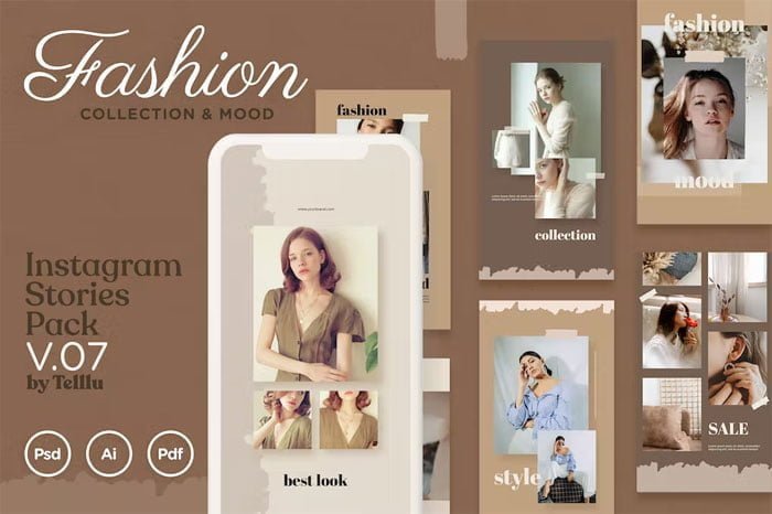 Instagram Stories v.07 Fashion Collection & Mood Instagram Stories v.07 Fashion Mood