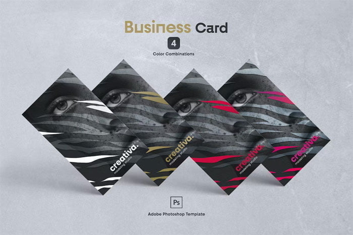 Model Business Card Free Download Model Business Card