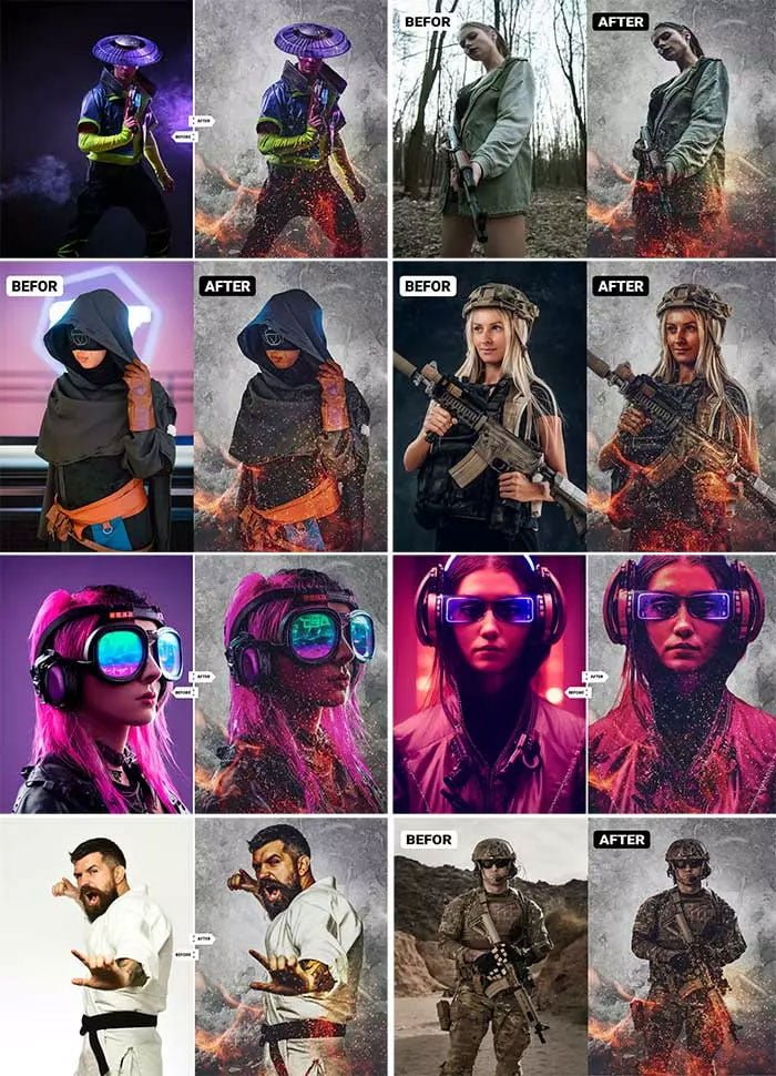 Photo Art Gaming Photoshop Action