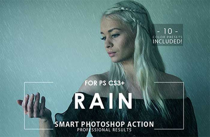 Graphicriver - Rain Photoshop Action Rain Photoshop Action