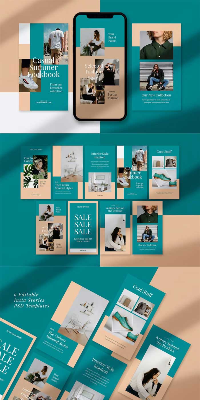 Simples Instagram Story Template