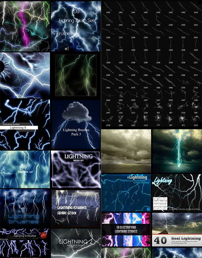 200 Lightning Brushes