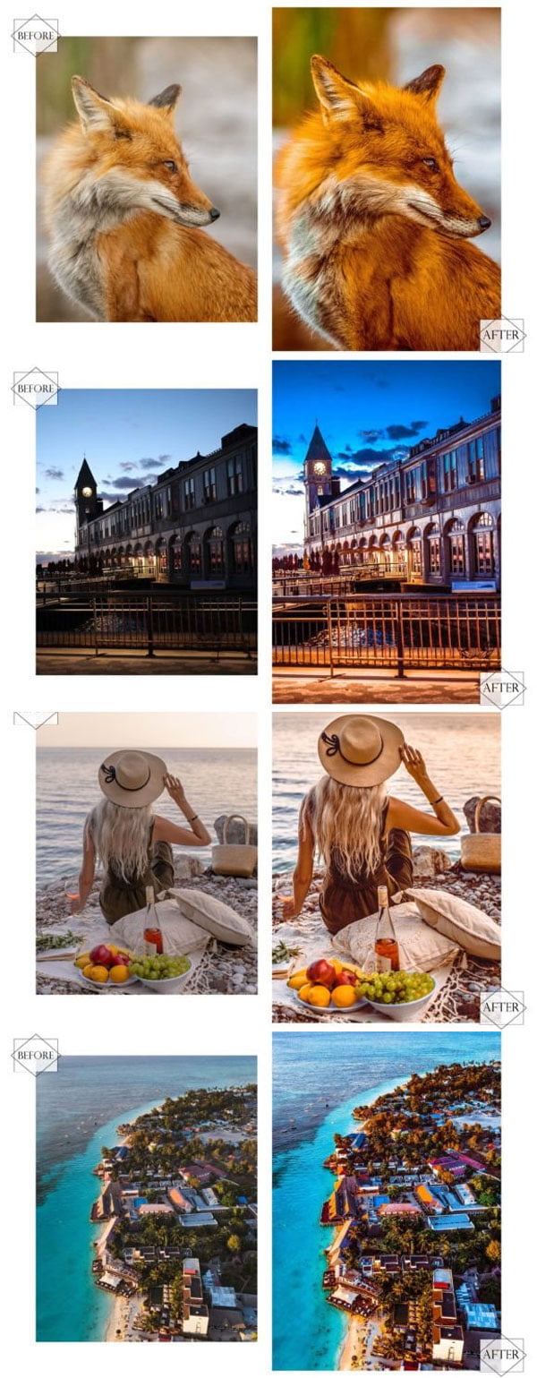 12 Mobile Lightroom Presets Live Detail