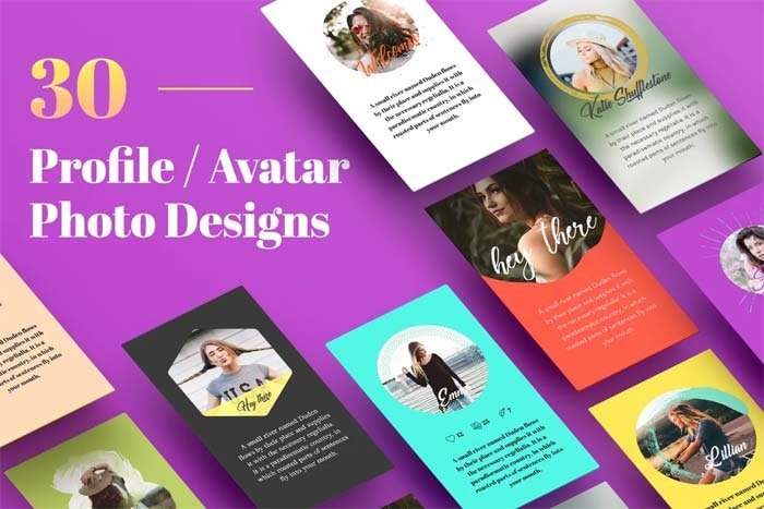 30 Profile Avatar Photo Designs