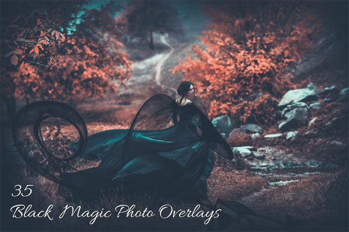 35 Black Magic Photo Overlays 35 Black Magic Photo Overlays
