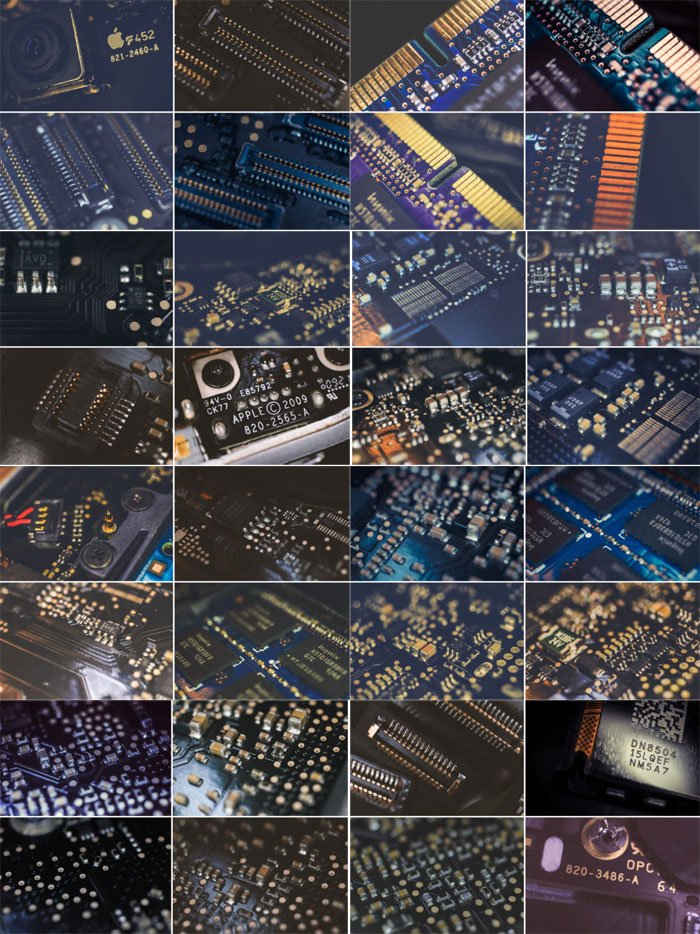 50 Microchip Macro Backgrounds 50 Microchip Macro Backgrounds