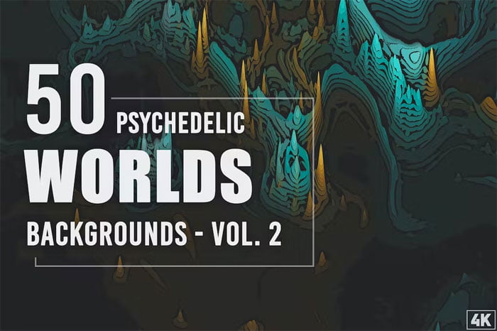 50 Psychedelic Worlds Backgrounds V.2 50 Psychedelic Worlds Backgrounds V.2