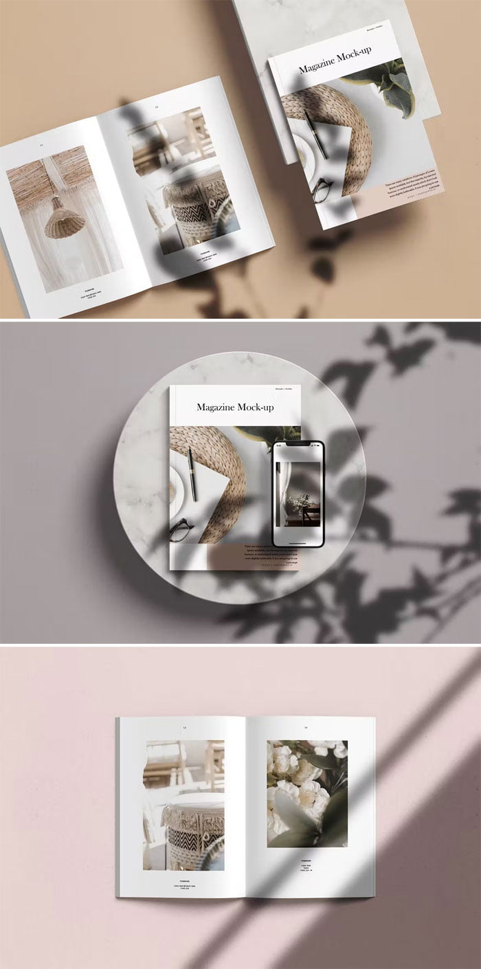 A4 Magazine Mockup Kit