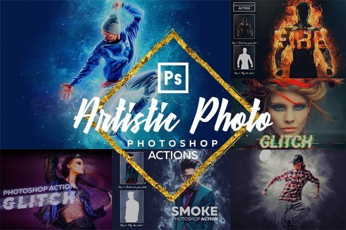 Artistic Photoshop Actions Bundle Artistic Photoshop Actions Bundle