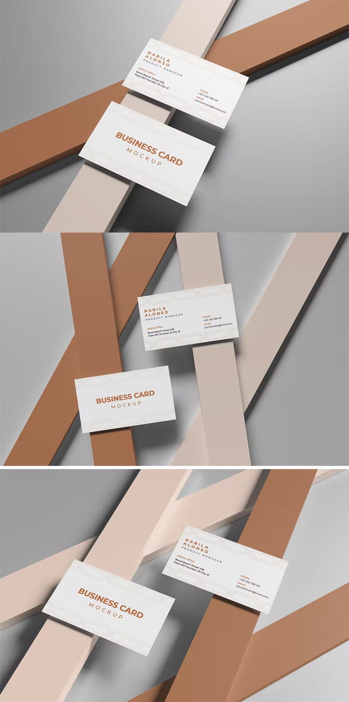 Branded Business Card Mockup