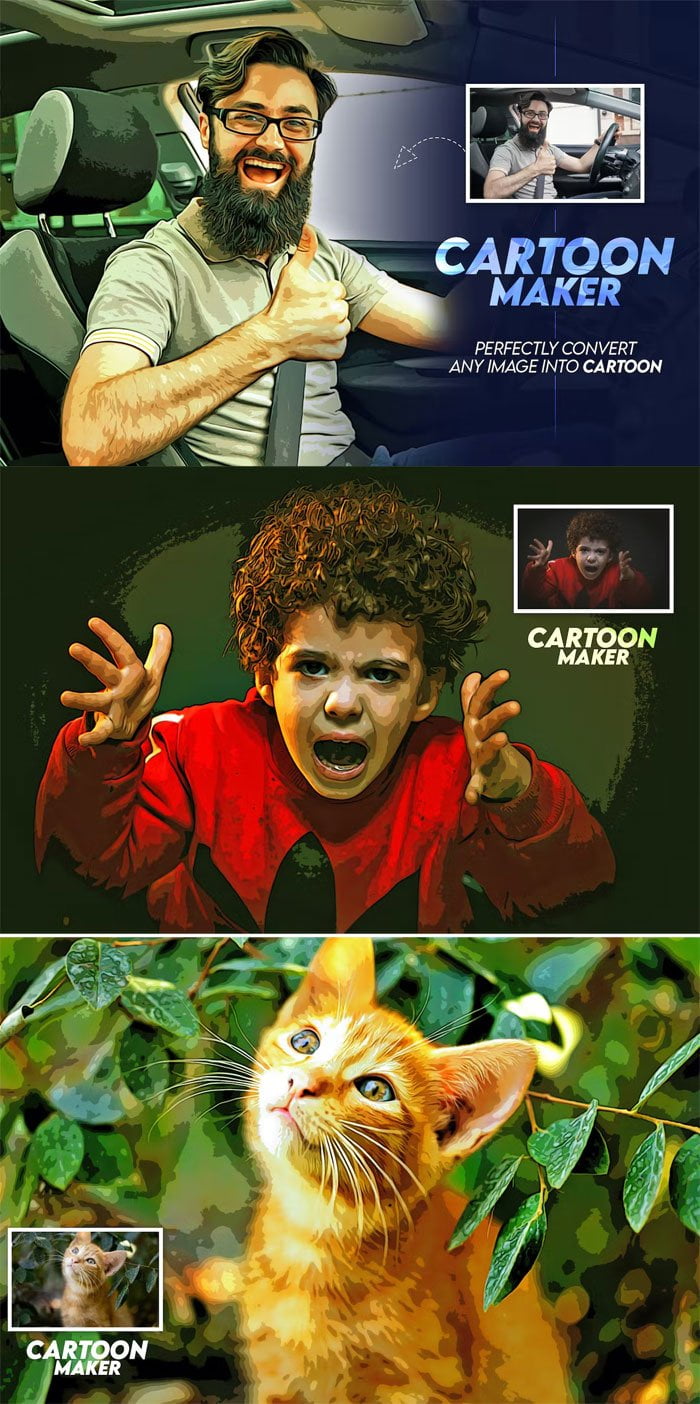 Cartoon Maker Photoshop Action