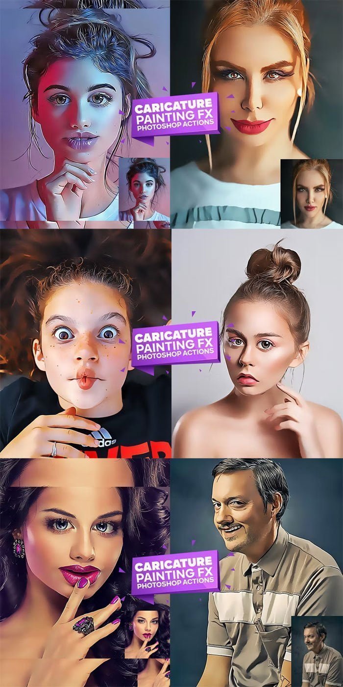 Cartoon Photoshop Action Cartoon Photoshop Action