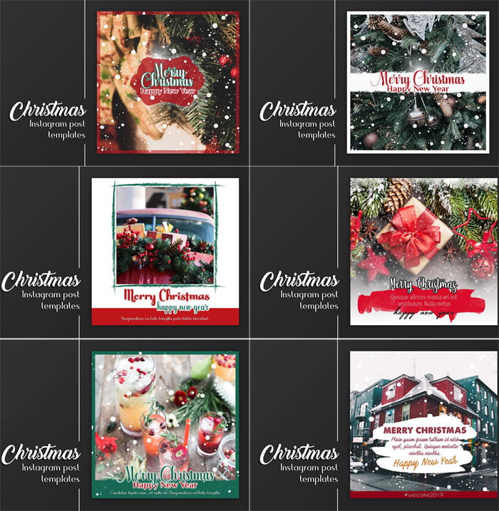 Christmas Instagram Post Templates