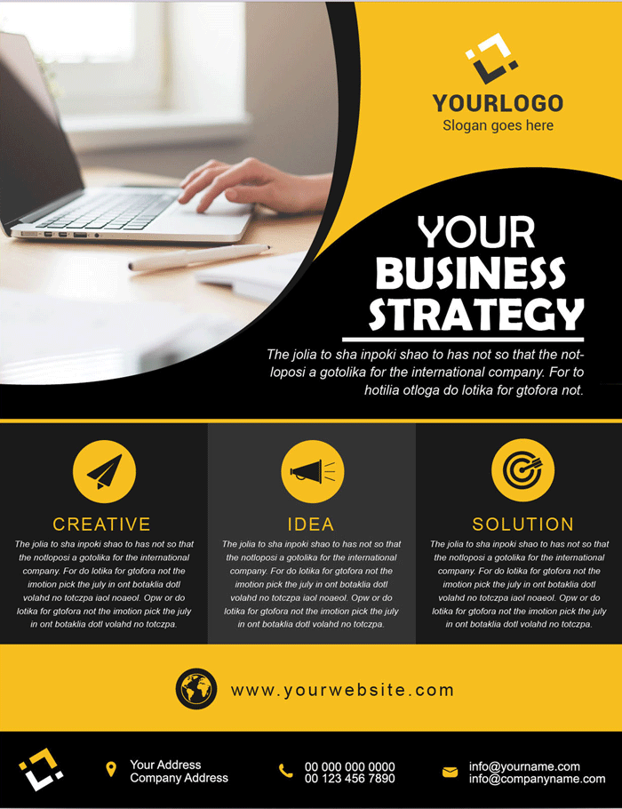 Creative Business Flyer Design Free Download Creative Business Flyer Design