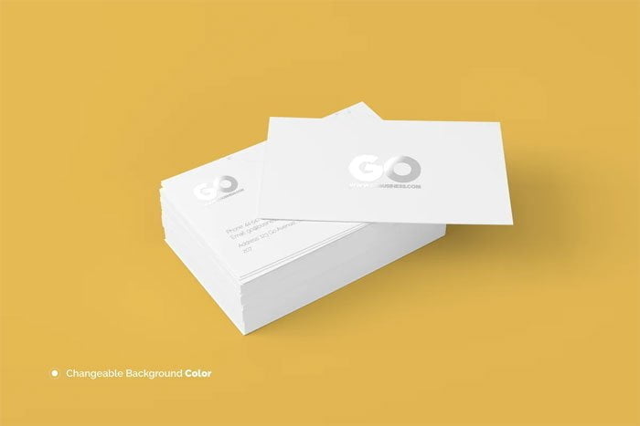 CreativeMarket - Business Card Mockup Business Card Mockup