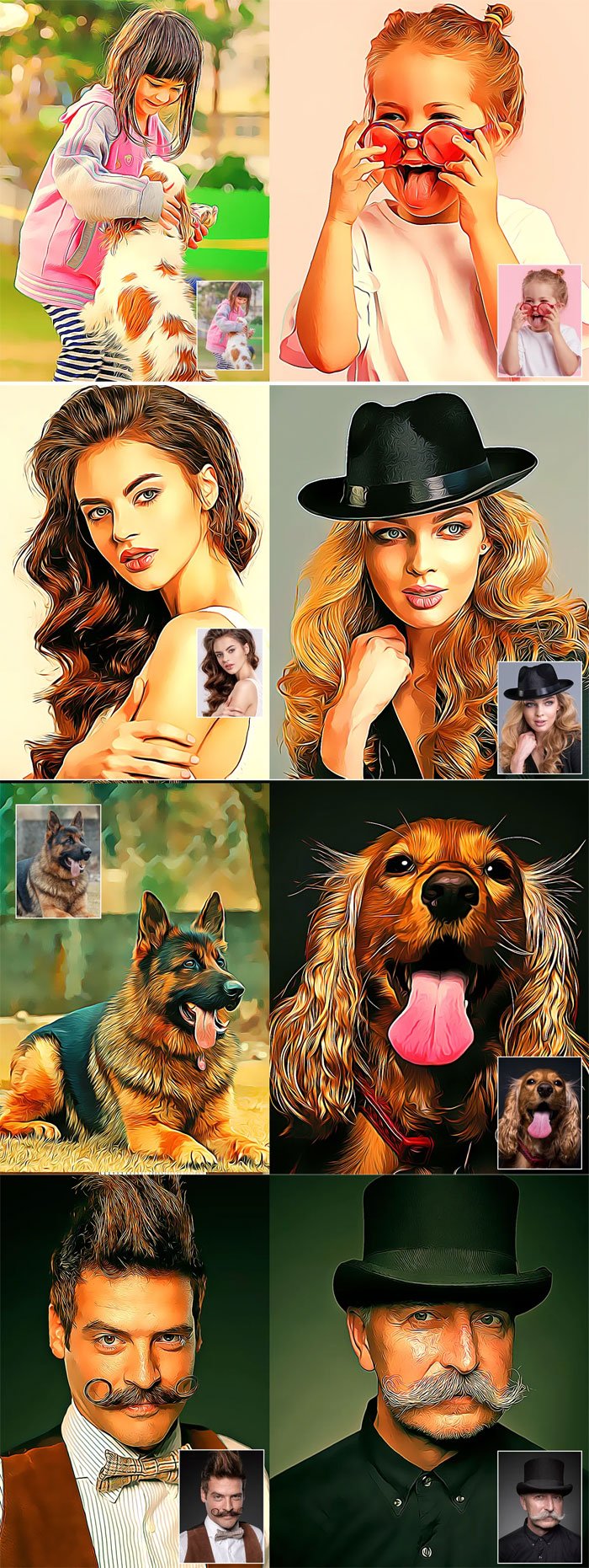CreativeMarket - POP Oil Painting Effect POP Oil Painting Effect