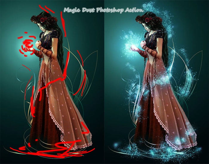 Magic Dust Photoshop Action