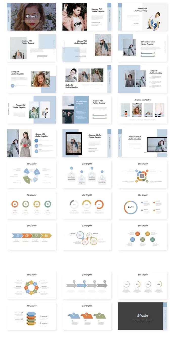 Monica Presentation Template Monica Presentation Template
