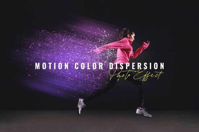 Motion Color Dispersion Photo Effect