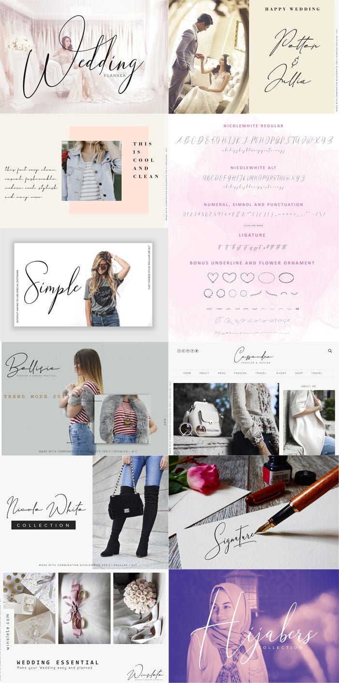 Nicole White Signature Collection
