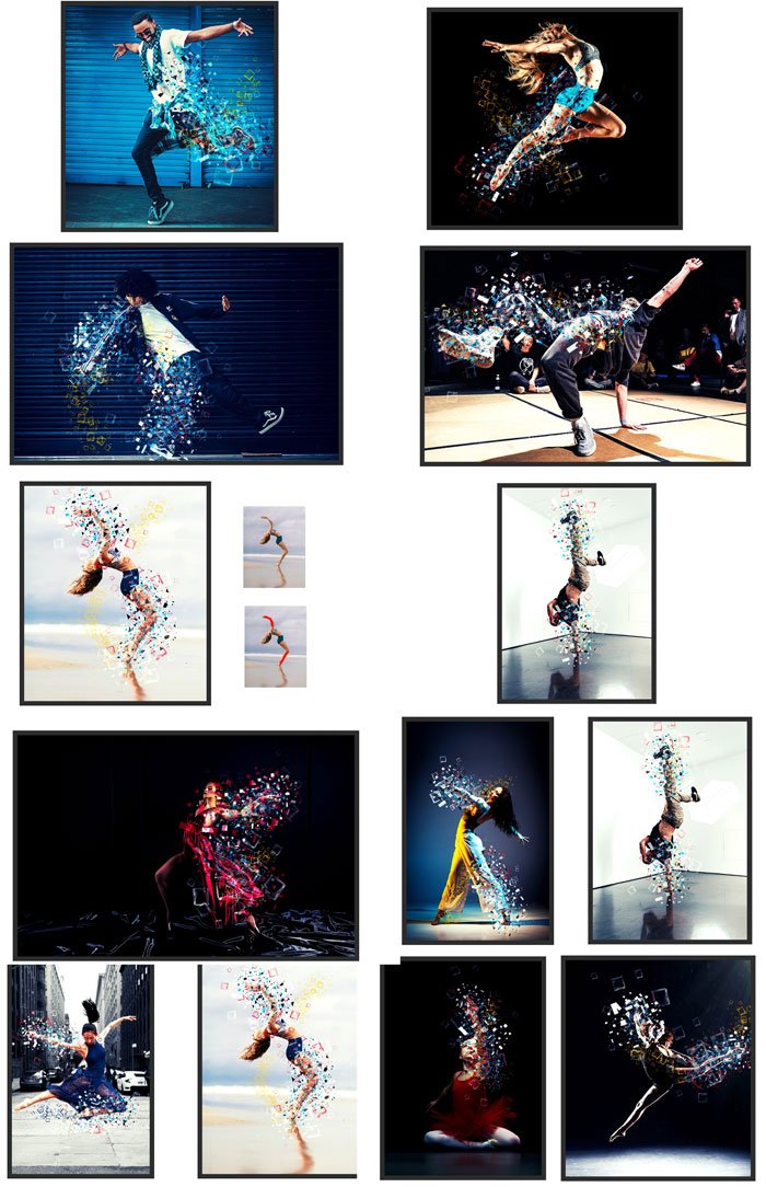 Pixels Effect Photoshop Action