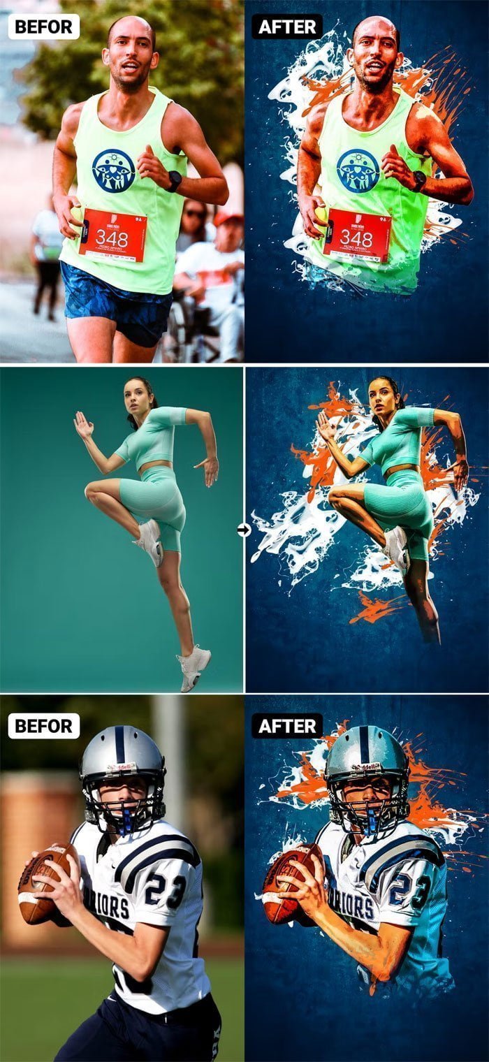 Sports Poster Design Action