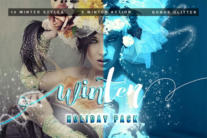 Winter Pack Photoshop Action Winter Pack Action