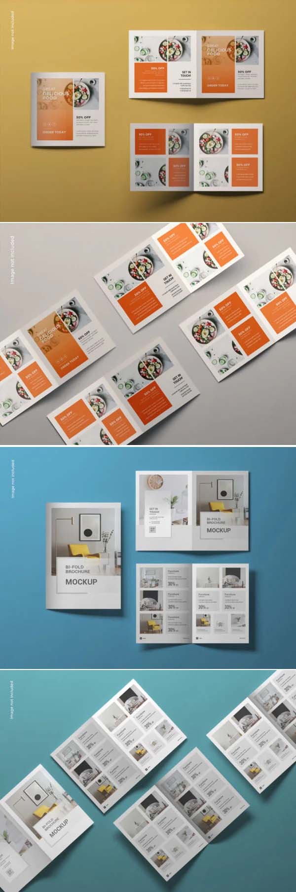 05 Bi Fold Brochure Mockups