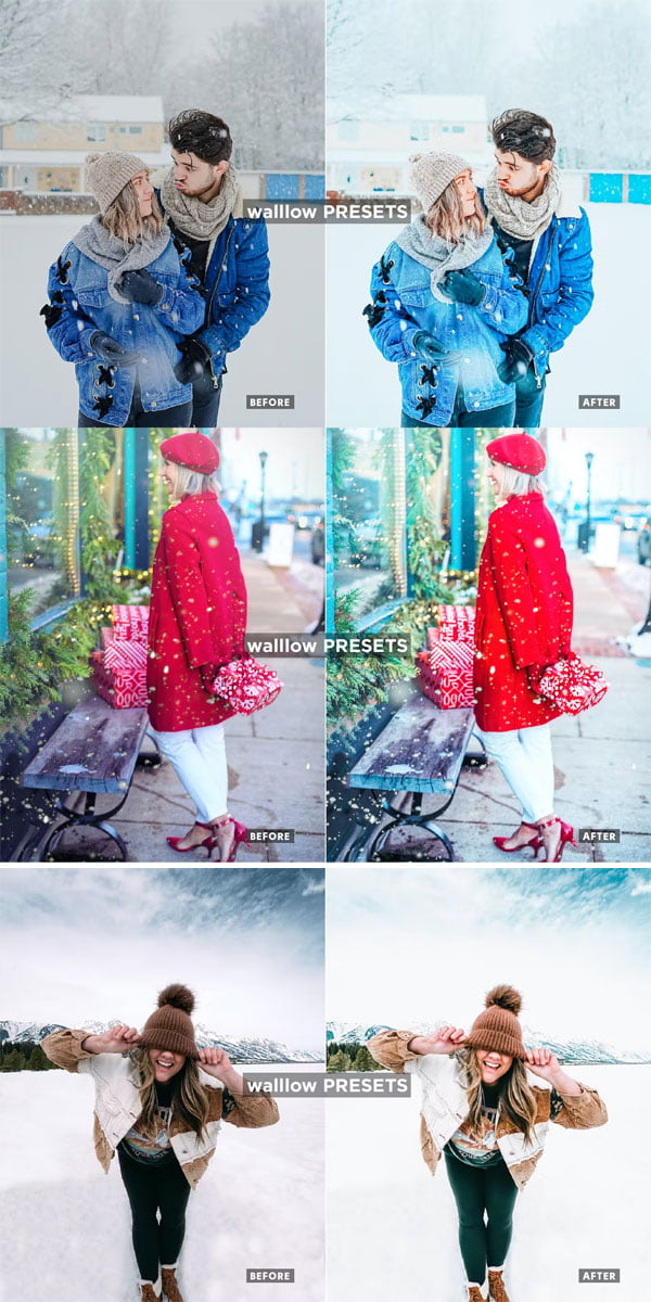 10 Bright Christmas Desktop & Mobile Presets