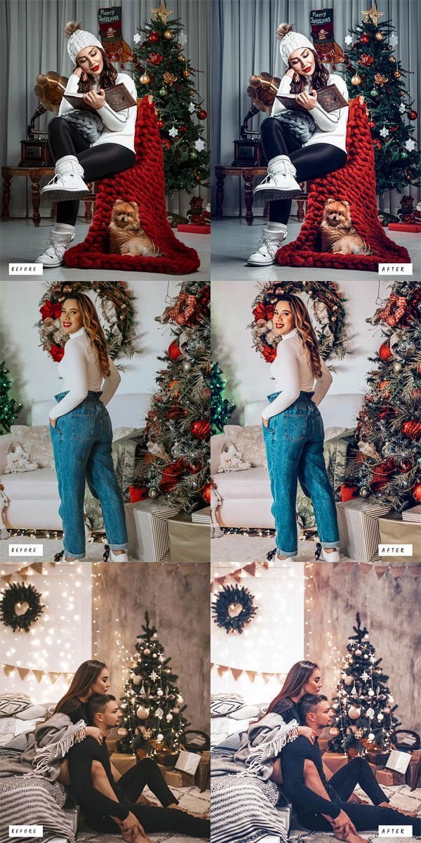 15 Christmas Lightroom Presets 15 Christmas Lightroom Presets