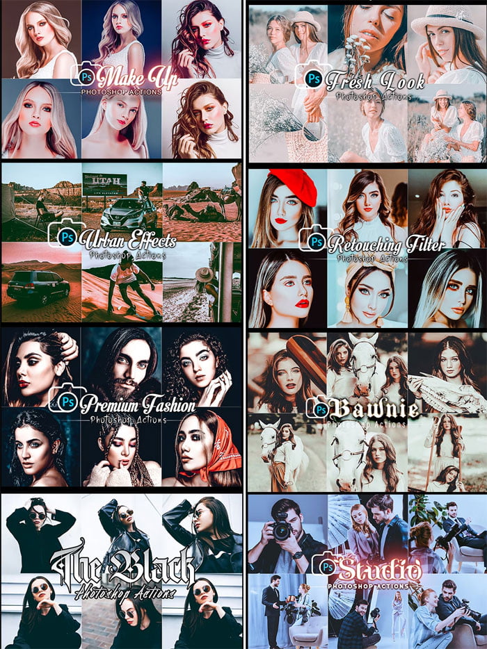 2lagus 9 Artistic Collection Photoshop Actions
