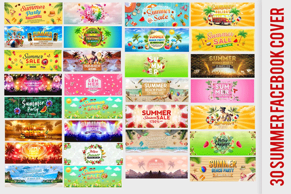30 Summer Facebook Cover