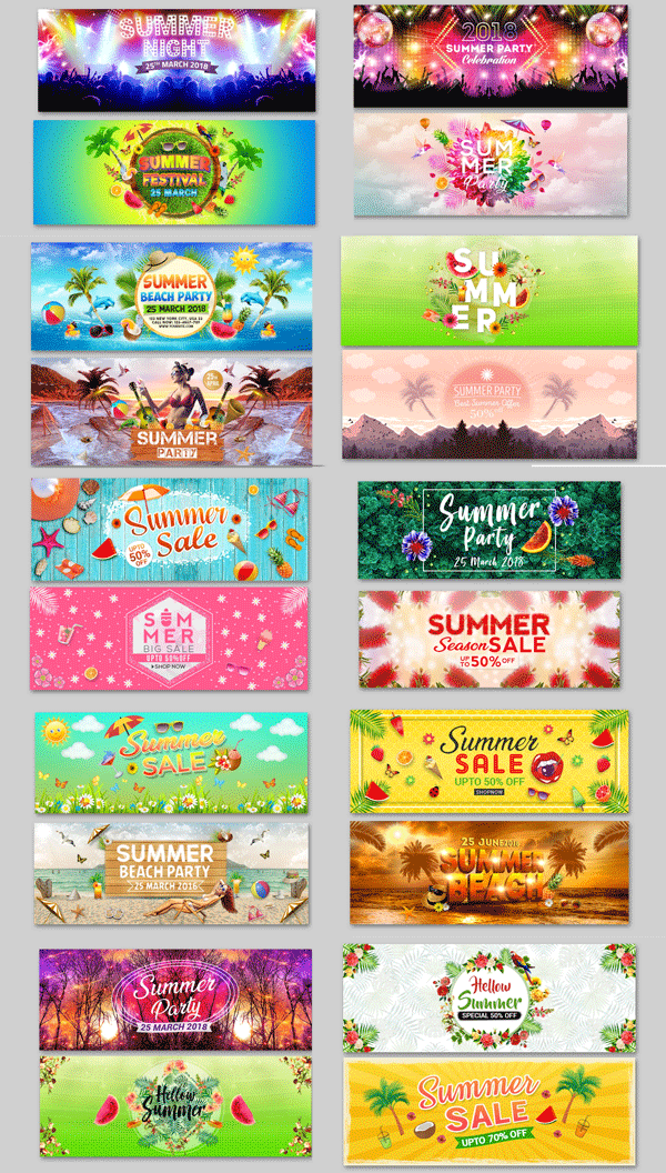 30 Summer Facebook Cover