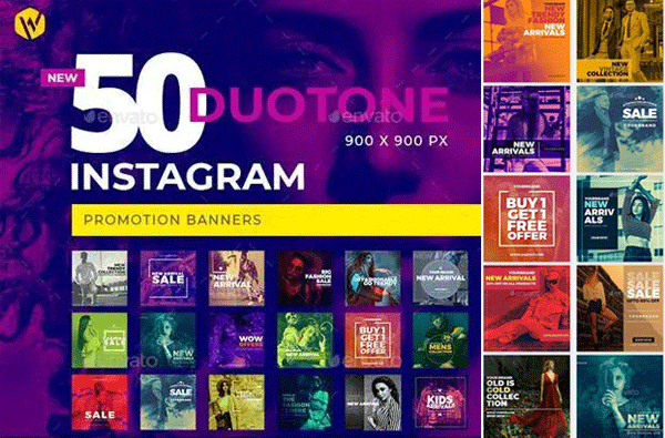 50 Duotone Instagram Banners Free Download 50 Duotone Instagram Banners
