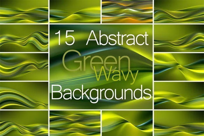 Abstract Bright Green Backgrounds
