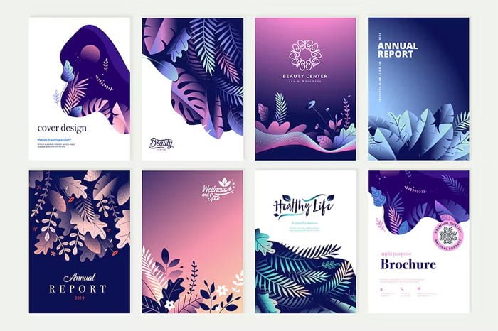 Beauty Brochure Annual Report Cover Designs Beauty Brochure Annual Report Cover Designs