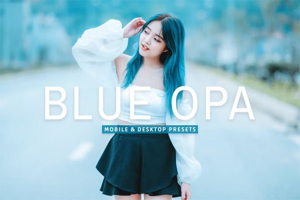 Blue Opal Presets for Mobile and Desktop