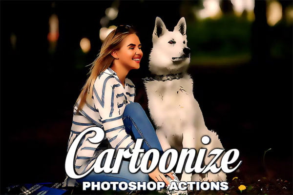 Cartoonize Photoshop Action Free Download Cartoonize Photoshop Action