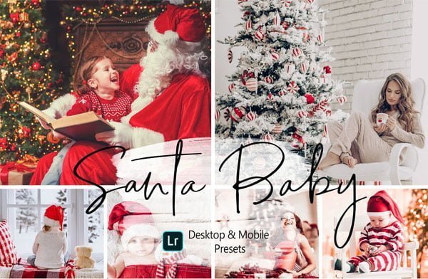 CreativeMarket - Christmas Lightroom Presets Christmas Lightroom Presets