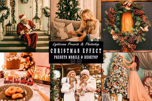 Christmas Photoshop Action & Lightrom Preset Christmas Photoshop Action Preset