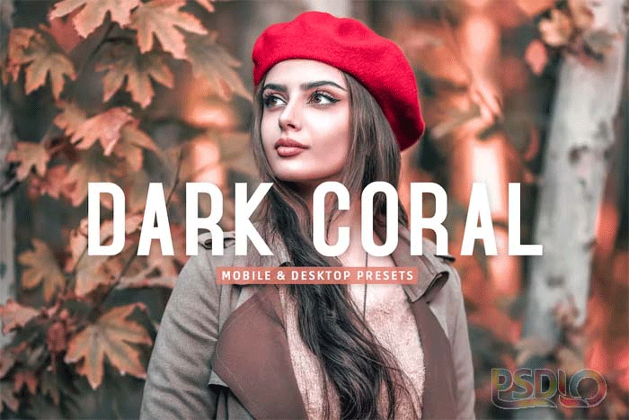 Dark Coral Mobile & Desktop Lightroom Presets Dark Coral Mobile & Desktop Presets