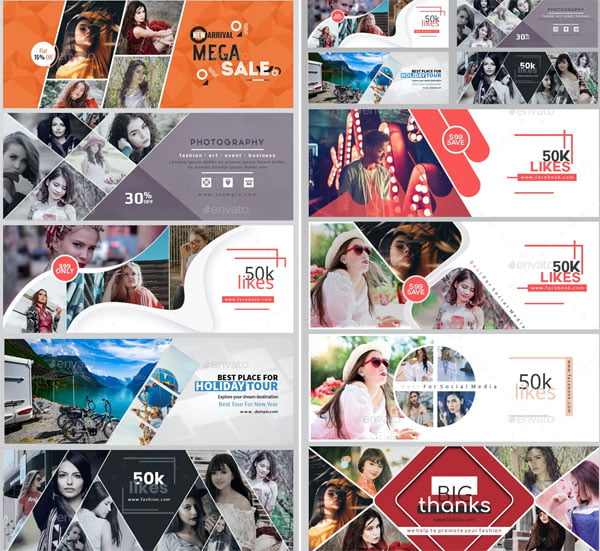 Facebook Cover Bundle 20 Design Facebook Cover Bundle 20 Design