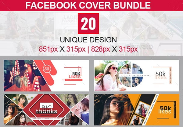 Facebook Cover Bundle 20 Design Facebook Cover Bundle 20 Design