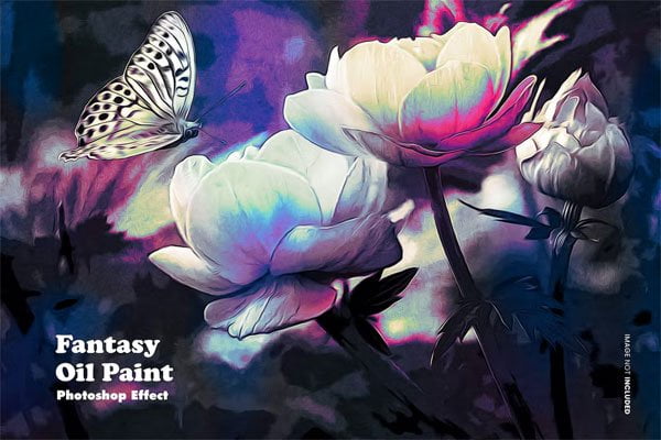 Fantasy Oil Paint Photo Effect
