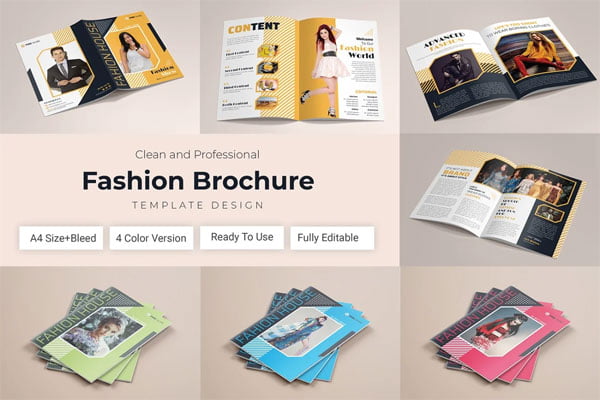 Fashion Magazine Brochure Template Fashion Magazine Brochure Template