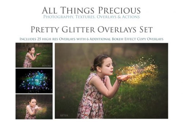 Fine Art Pretty Glitter Overlays Pretty Glitter Overlays