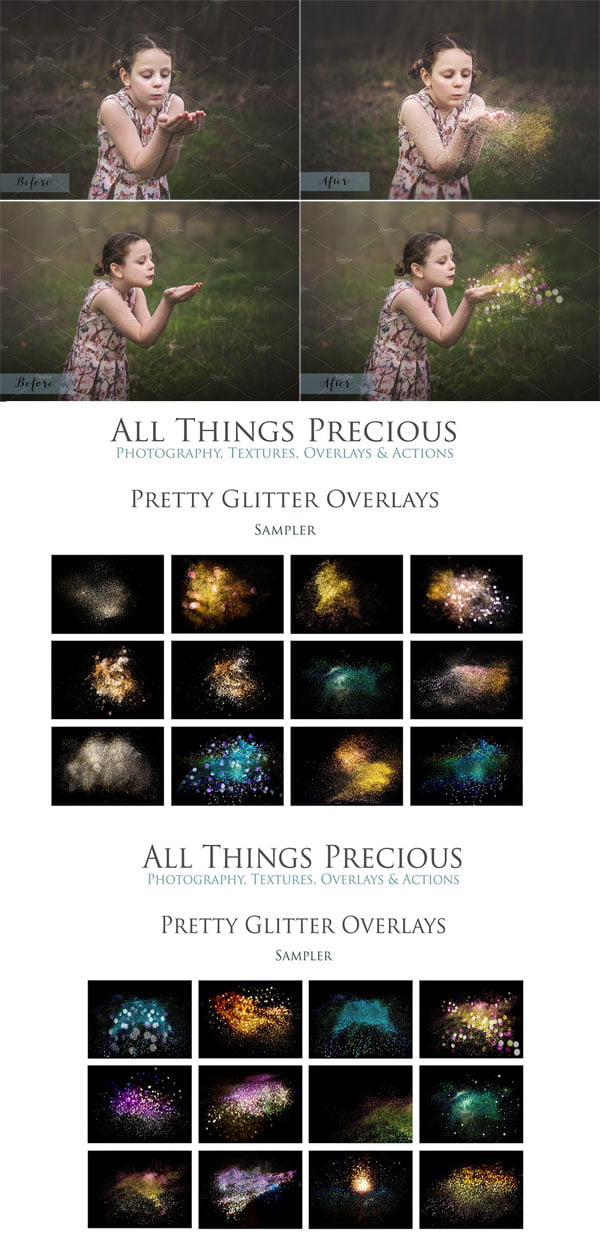 Fine Art Pretty Glitter Overlays Fine Art Pretty Glitter Overlays