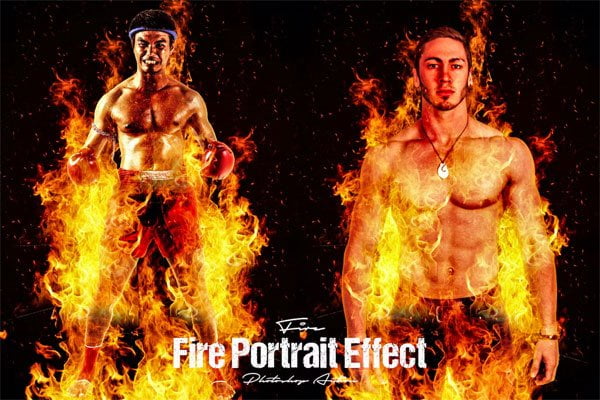 Fire Portrait Effect Free Download Fire Portrait Effect